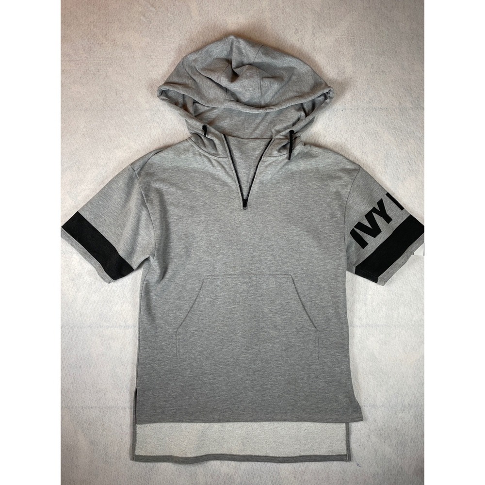 Ivy‎ Park 1/4 Zip Oversized Hoodie Sweatshirt T-shirt Adidas Collab Size M Grey